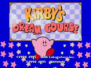 Kirby\’s Dream Course